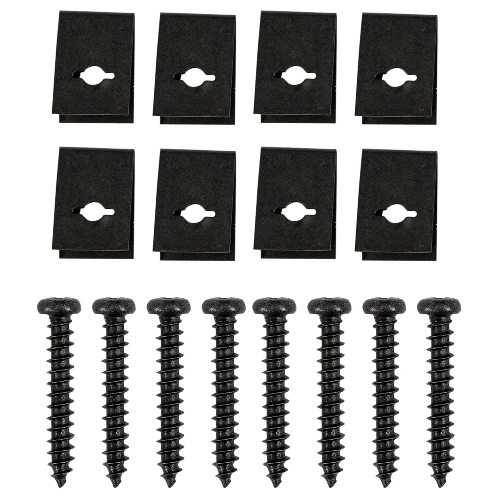 Skruvar och fästen för högtalarinstallation i BMW E46.