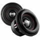 2-pack DS18 EXL-XX12.2DHE, brutal 12 tums bas Två 12-tums subwoofers med svart och kolfiberlook. Starka basprestanda.
