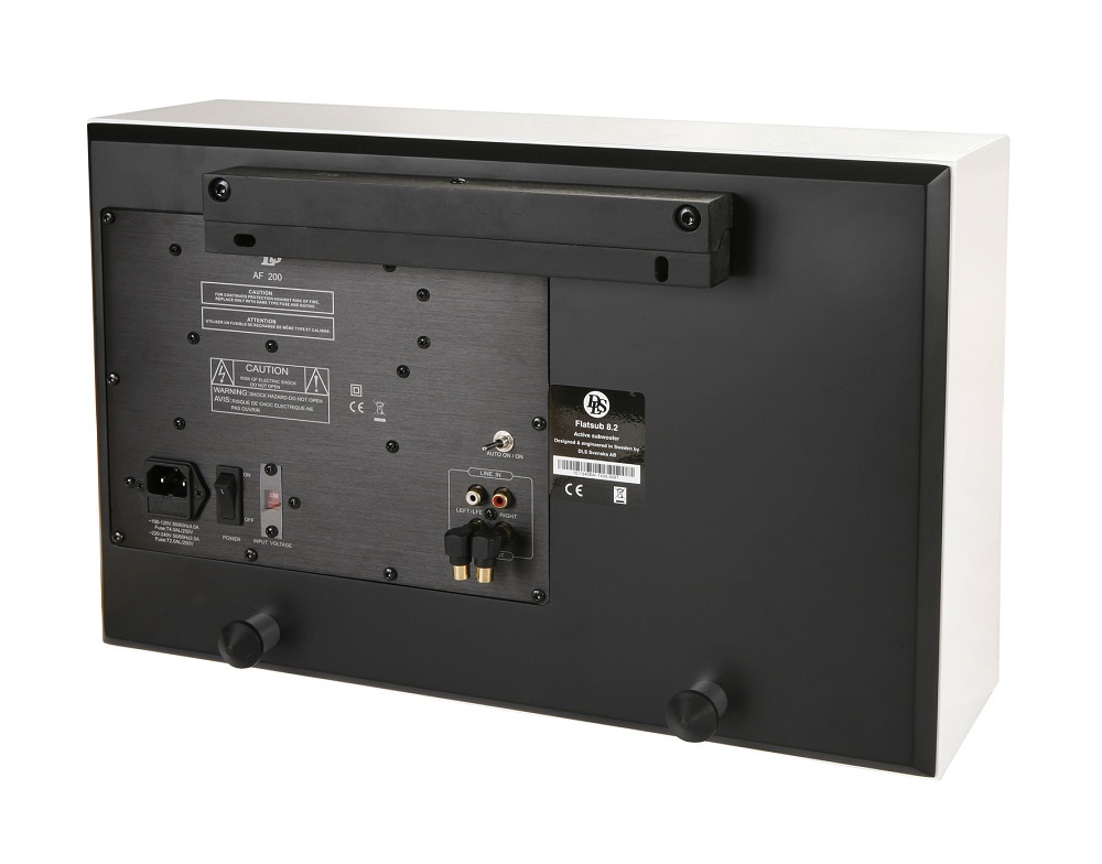 2-pack DLS Flatbox XXL & Flatsub 8.2 2.1 högtalarpaket, vit