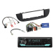 GAS MAD M130-BTN bilstereopaket till Fiat 500 2007-2015 GAS MAD M130-BTN bilstereopaket till Fiat 500 2007-2015