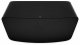 2-pack Sonos Five Wi-Fi-högtalare, svart Svart Sonos Five Wi-Fi-högtalare med enkel, modern design.