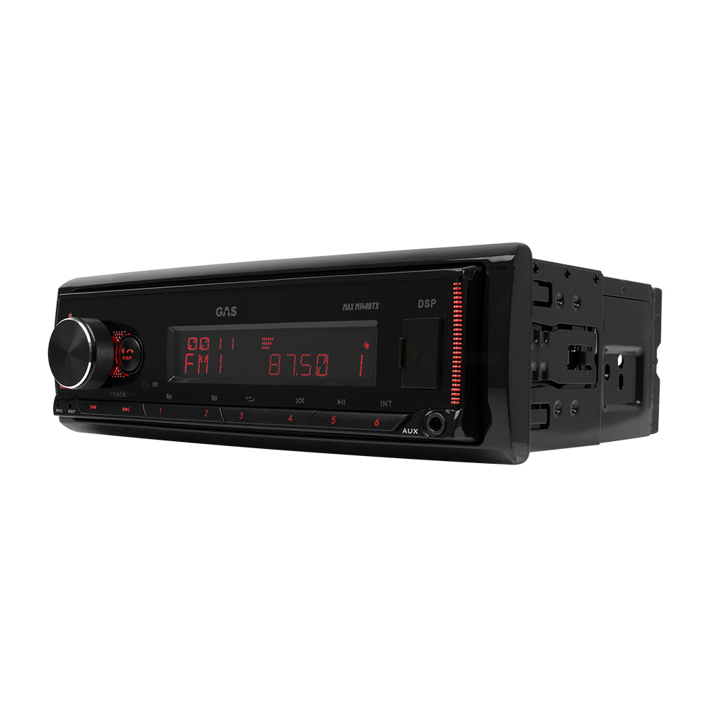 En bilstereo med FM-radio och AUX-ingång, designad för Ford 1995-2006.