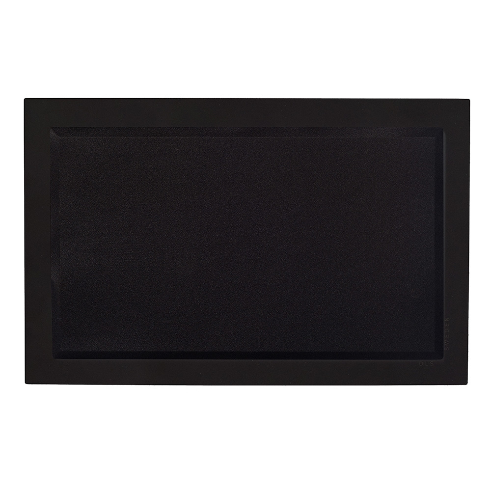 2-pack DLS Flatsub 8.2 vägghängningsbar aktiv subwoofer, mattsvart
