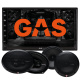 GAS GMV651BT & Rockford Fosgate Prime-högtalare
