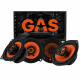 GAS GMV651BT & GAS MAD X1-högtalare, bilstereopaket Bilstereopaket med högtalare och skärm från GAS.