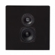 2-pack DLS Flatbox Mini on-wall högtalare, mattsvart