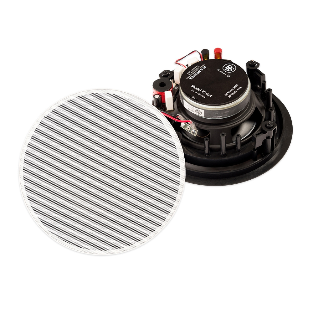 4-pack DLS IC624 med System One SC4B högtalarväxel