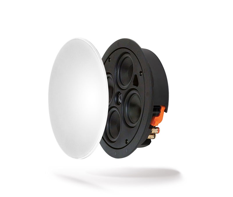 2-pack Elipson IC8 Ultra Slim inbyggnadshögtalare, stereopar