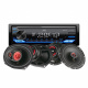 JVC KD-X382BT & Bass Habit Play-högtalare, bilstereopaket