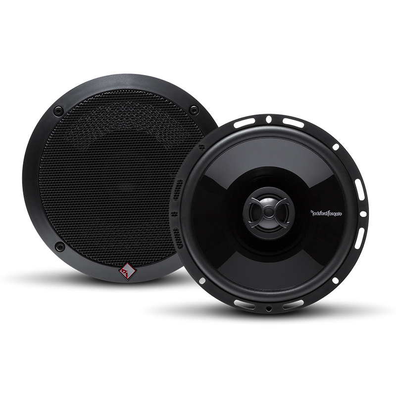 Bilstereopaket med JVC-enhet och Rockford Fosgate-högtalare.