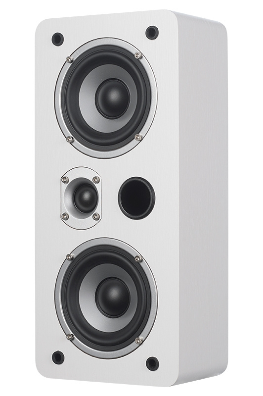 Dynavoice Magic LCR-4 med Challenger Sub 8 2.1 högtalarpaket, vit