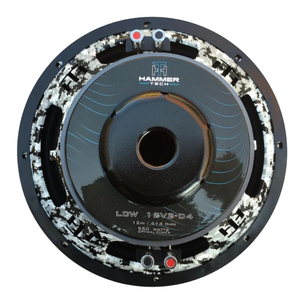 Hammer Tech LCW12V2D4 med Bass Habit RA2000W, 1x12 baspaket
