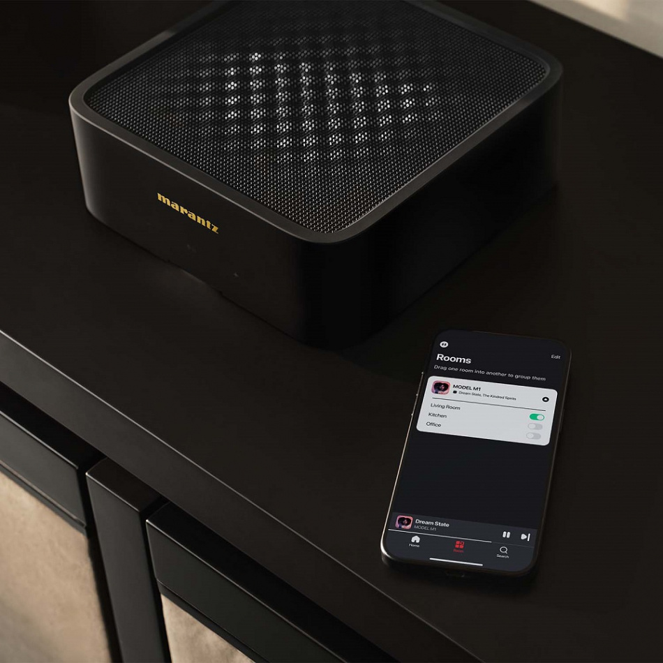 Marantz Model M1 & Magnat MS70 2.0 stereopaket, valnöt