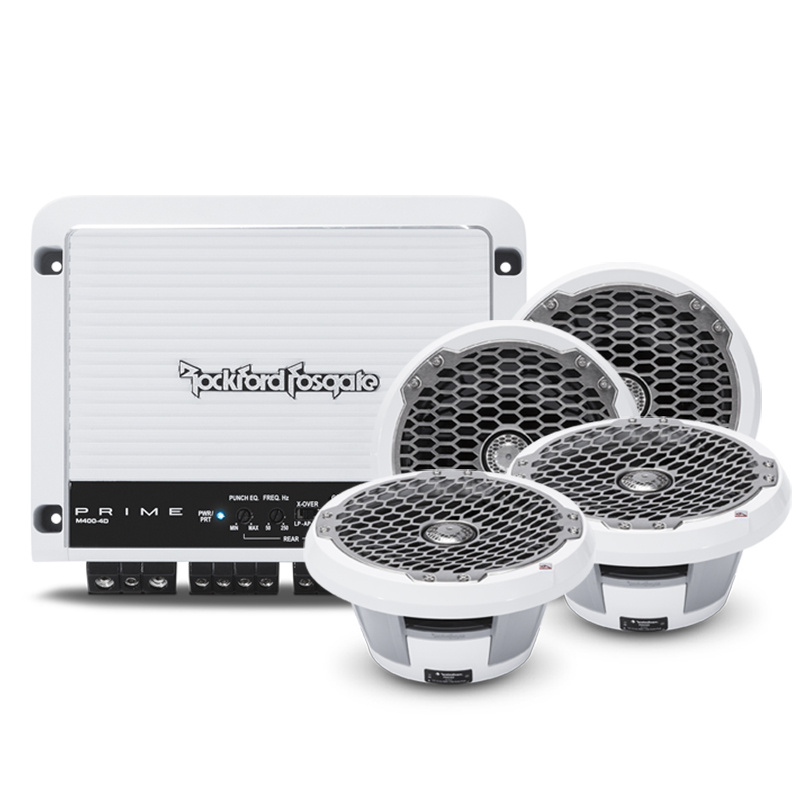 Rockford Fosgate PM262 + M400-4D Marinförstärkare