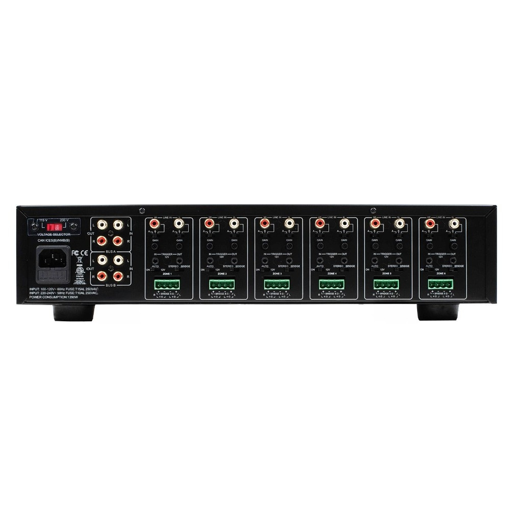 Dayton Audio MA1280 med 2 par JBL Stage 280C, multiroompaket