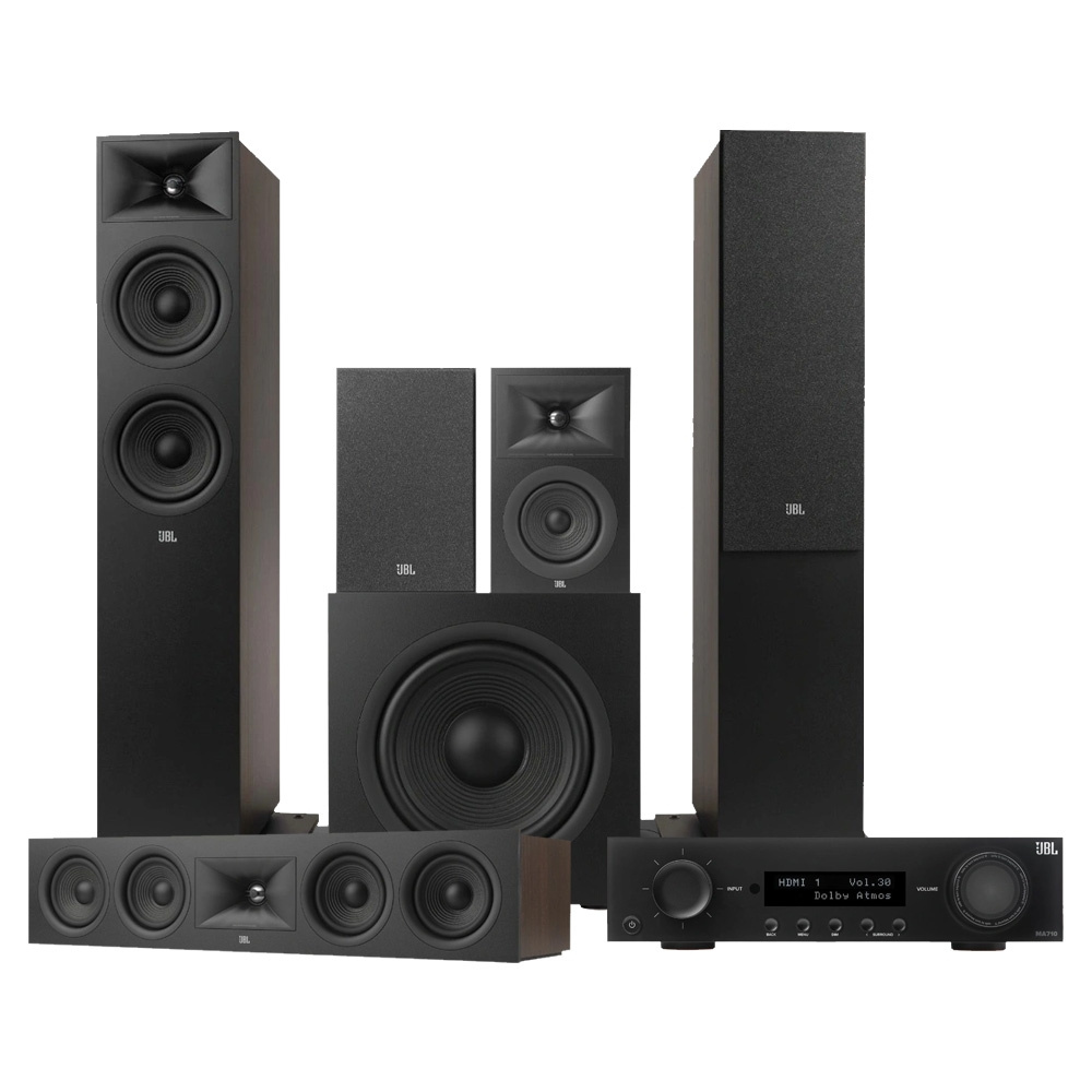 JBL Stage 260F 5.1 hemmabiopaket med MA710, svart