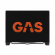 GAS MAD B1-112 & MAD A1-70.2, baspaket Svart låda med orange text \