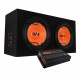 GAS MAD B1-212 & MAX A2-800.1D, baspaket Subwoofers med förstärkare för ljudsystem.