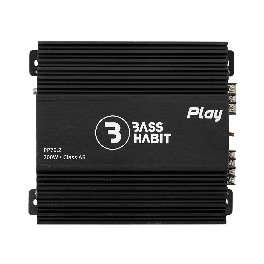 En svart slutstegsmodul för ljudsystem, Play SPL64.