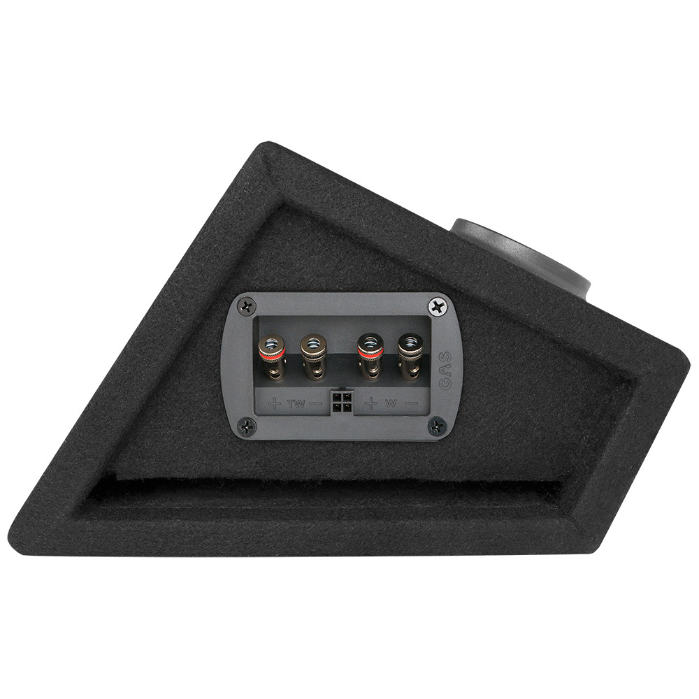 Högtalarlåda med anslutningar för GAS MAD B1-212 och GAS MAD PB1-46.