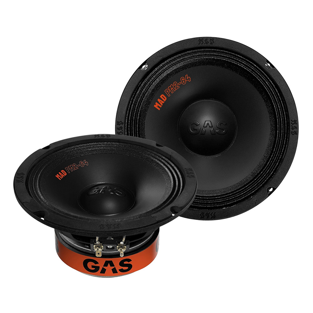 Högtalare i 4-pack, GAS MAD PM2-64 SPL-paket, med medelsteg.