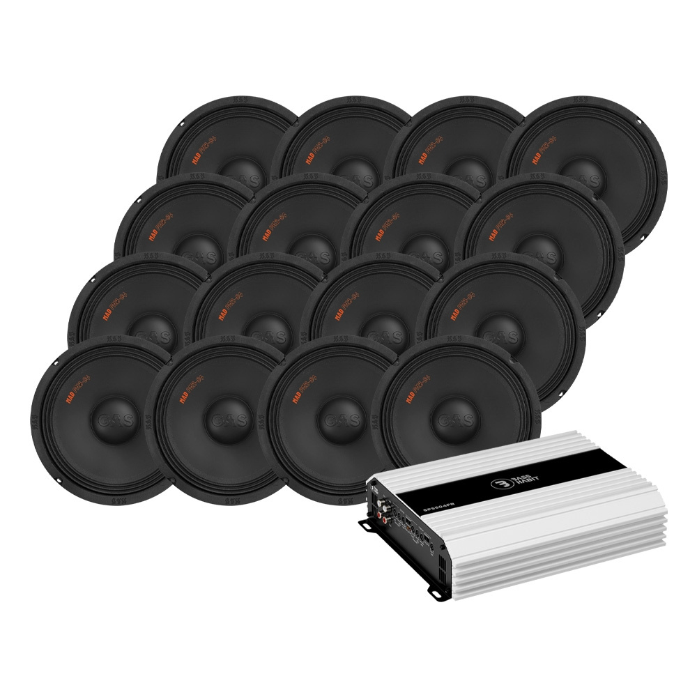 16-pack GAS MAD PM2-64 med SP5504FR, SPL-paket