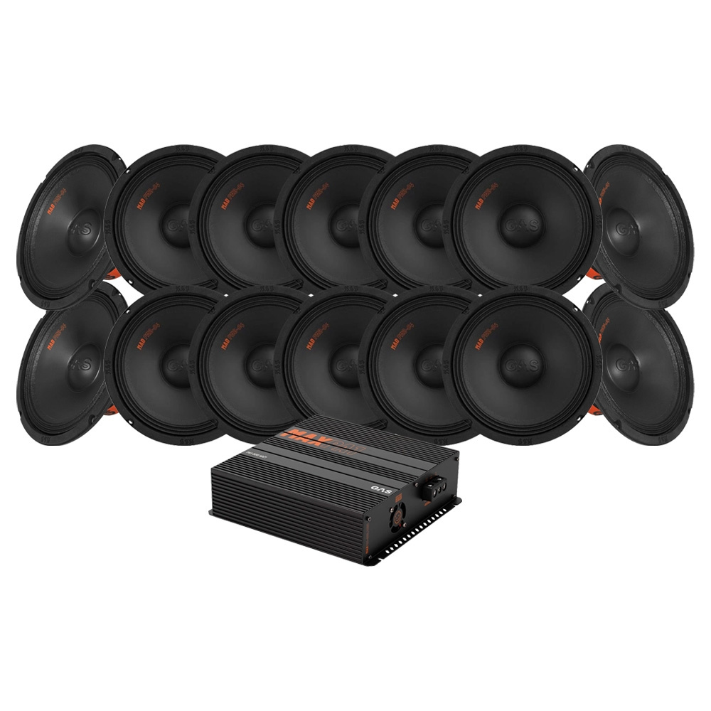 16-pack GAS MAD PM2-84 med MAX PA1-500.4DZ1, SPL-paket