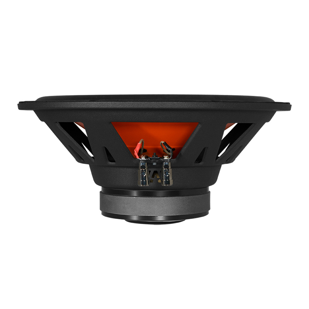 En robust subwoofer med en kraftig bas och tydlig design.