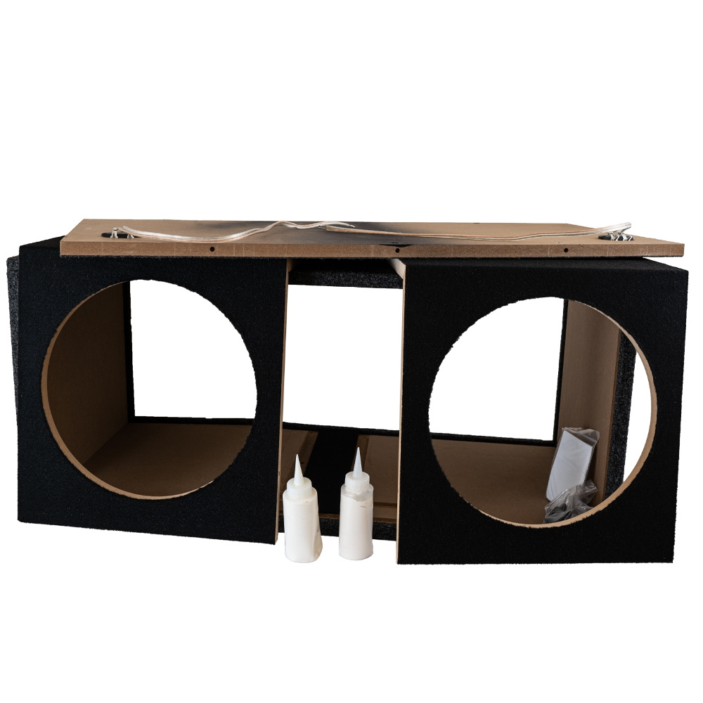 Portad 2x12 tum baslåda i byggsats med 2st GAS MAD S1-124