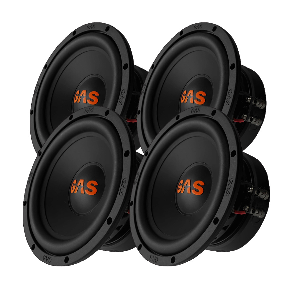 Fyra 8-tums baselement från GAS.