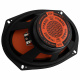 4-pack GAS MAD X1-694 & MAD A1-70.4, hatthyllepaket Högtalare med svart och orange design, 200W max och 100W RMS.