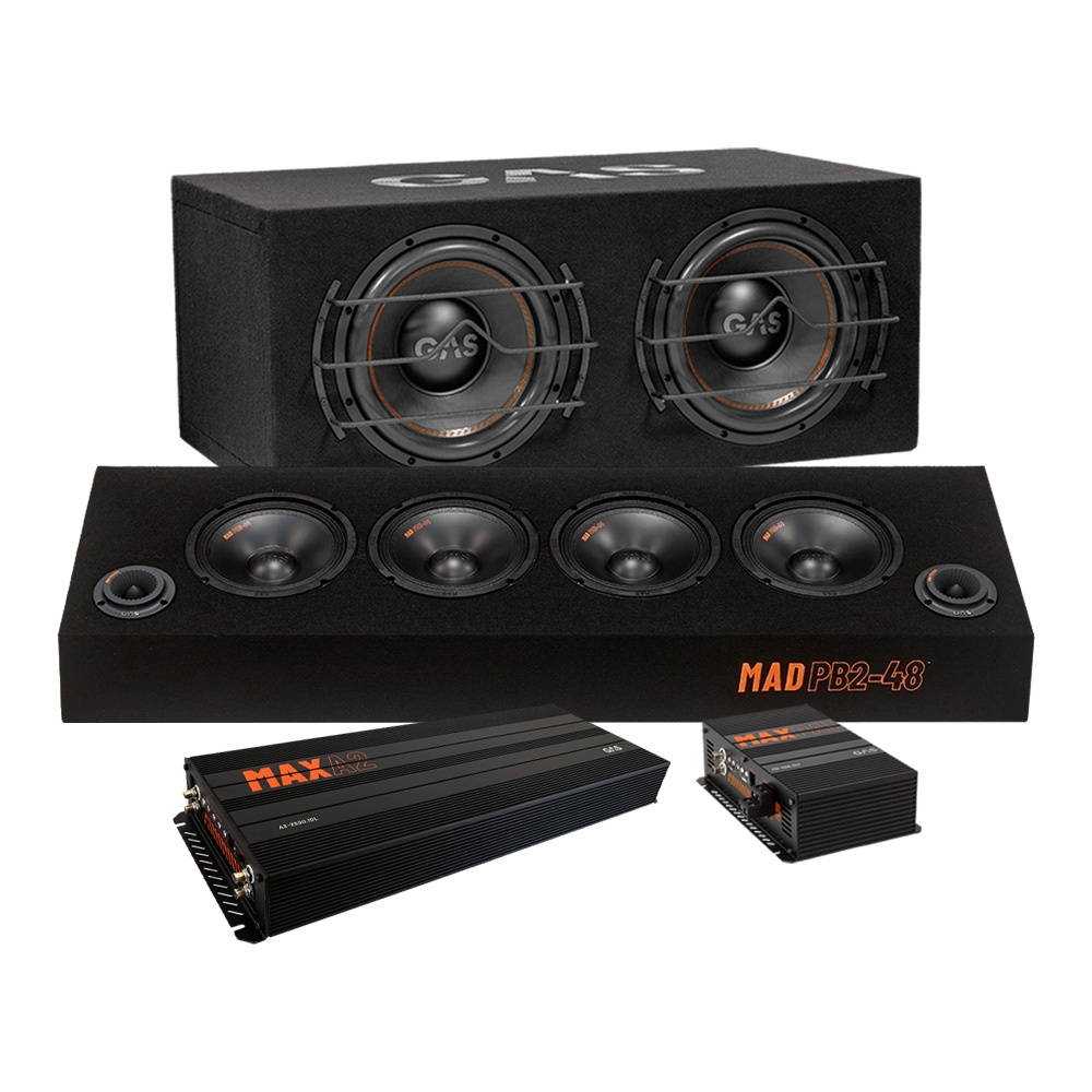 GAS MAX B1-212 raggarpaket med MAD PB2-48 och slutsteg