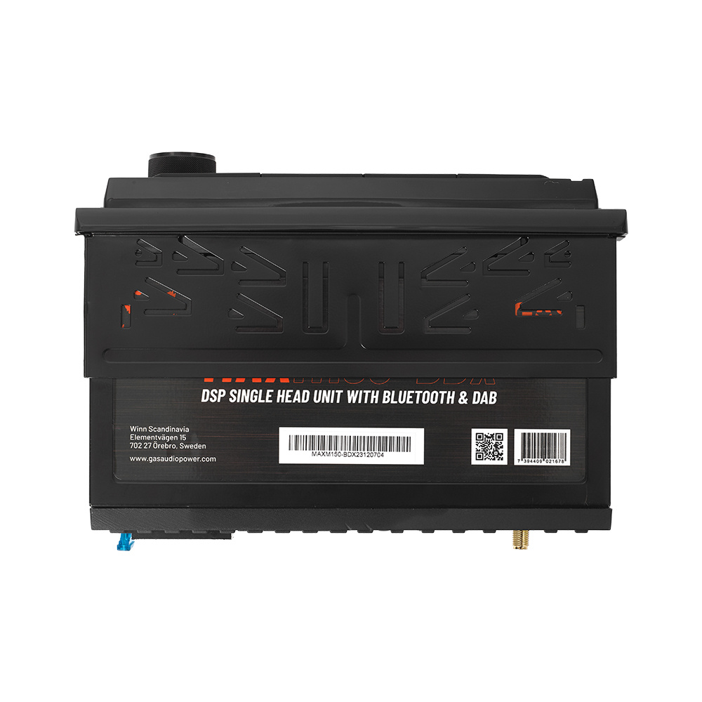 DSP-bilstereo med Bluetooth och DAB-funktionalitet.