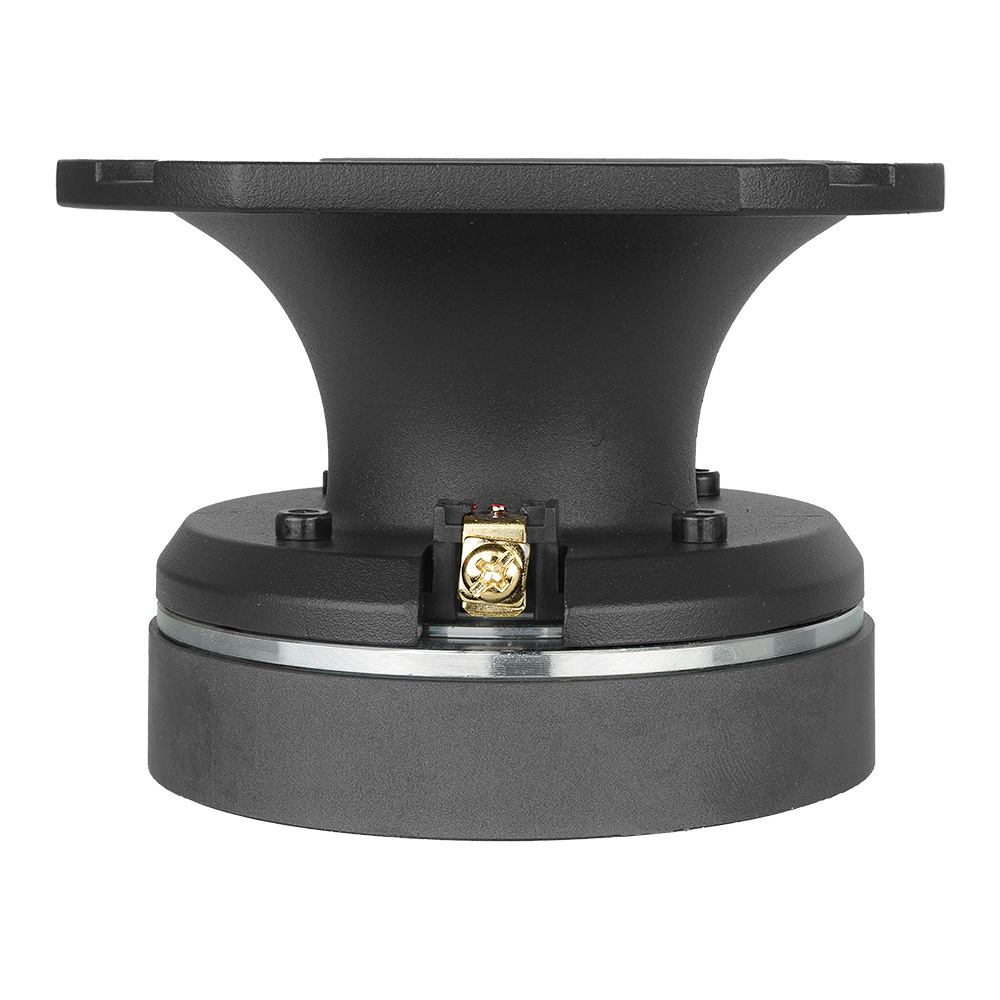 Högtalare med horndesign, 8 Ohm, kompakt och robust konstruktion.