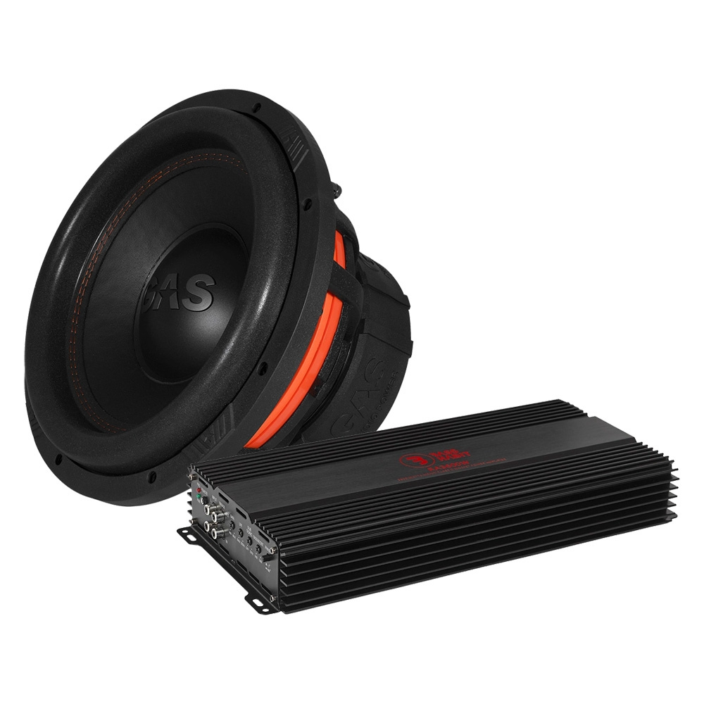 GAS MAX S1-12D2 med Bass Habit RA3600W, 1x12 baspaket