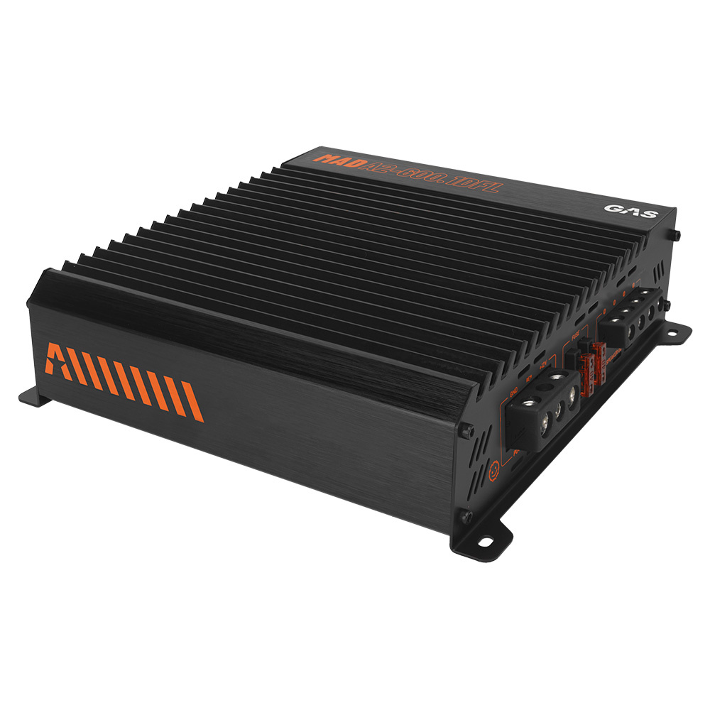 Slimmat baspaket med dubbla GAS MAX 6.5” baslådor och förstärkare.