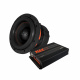 GAS MAX S1-8D1 & MAX A2-800.1D, baspaket Subwoofern och förstärkaren i produkten GAS MAX S1-8D1 & MAX A2-800.1D.