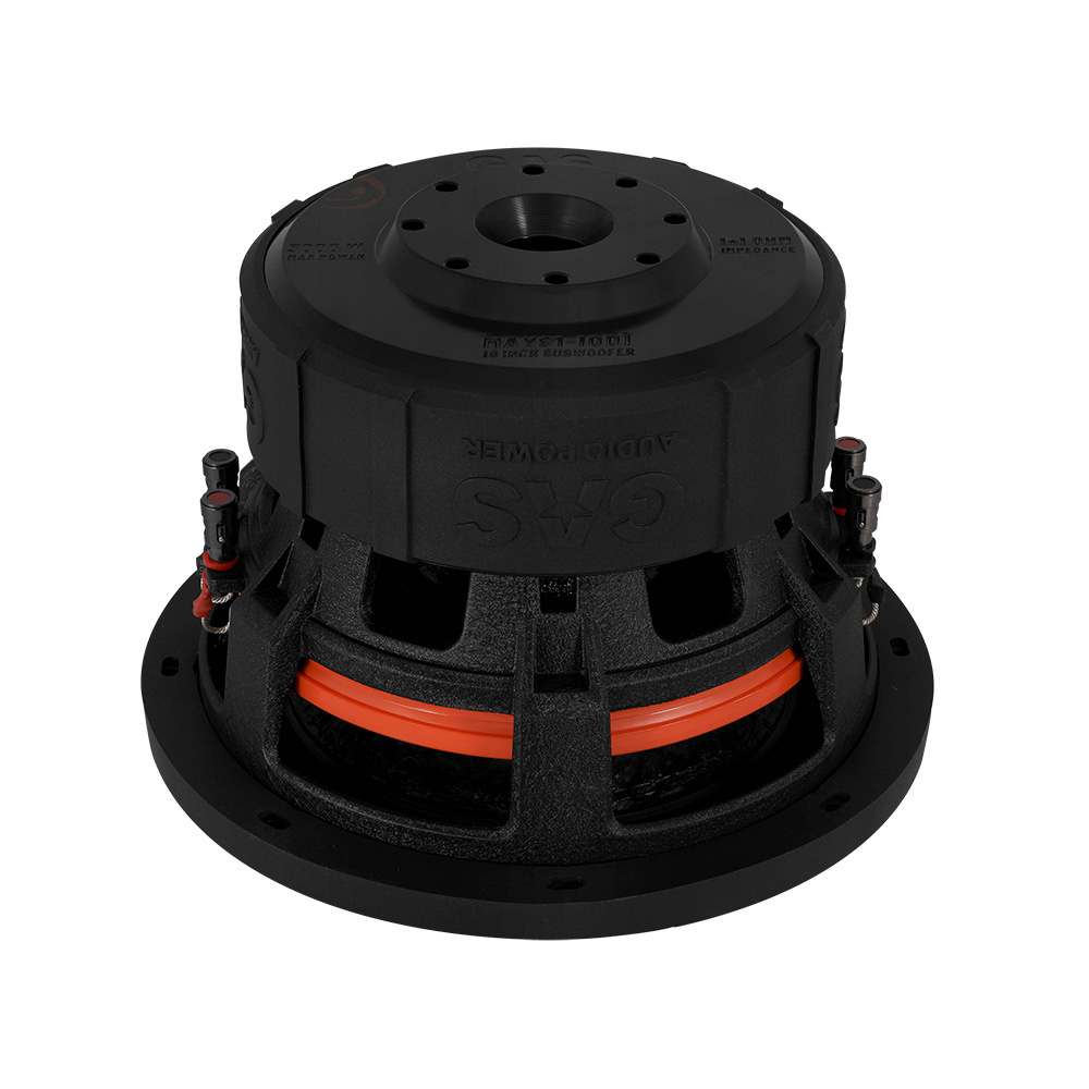 Högtalare med kraftig integrerad bas och robust design för jänkare.