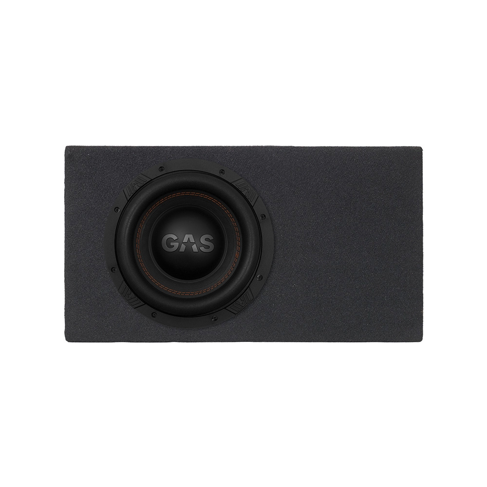 Kompakt portad 1x8 tum baslåda med GAS MAX S1-8D1