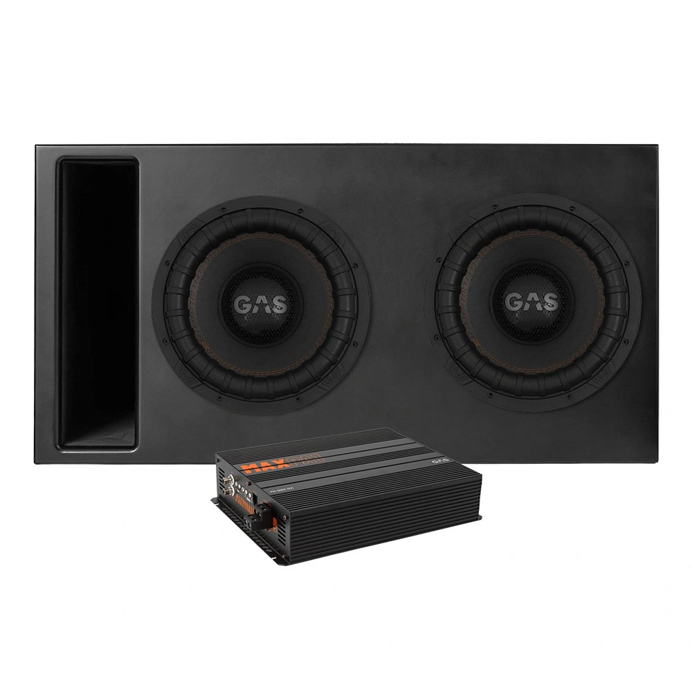 GAS MAX S2-12D1 i Comp-låda med PA1-5000.1DZ1, 2x12 baspaket