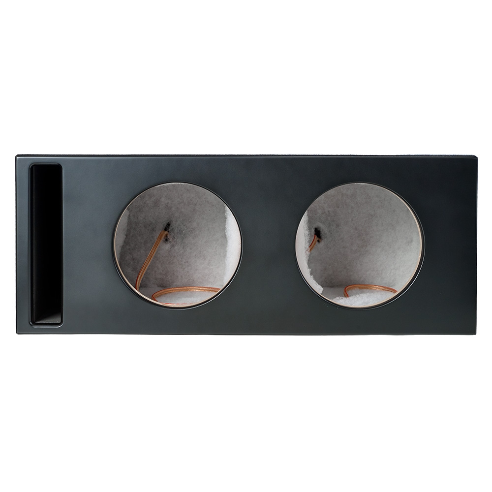 Portad 2x10 tum Comp-låda med 2st GAS MAX S2-10D2