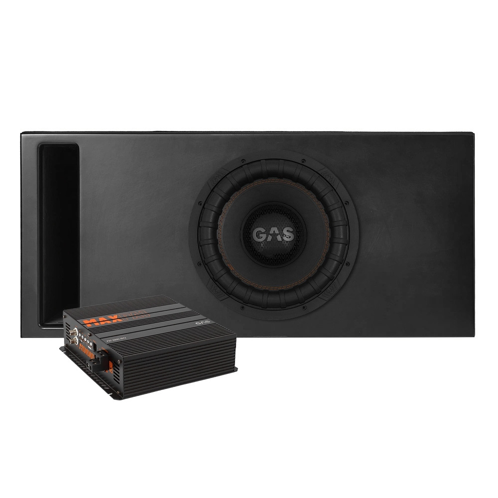 1x12 baspaket med GAS MAX S2-12D1 i Comp-låda och slutsteg