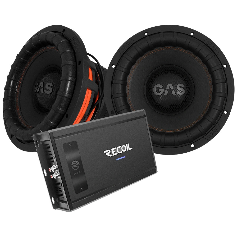 2-pack GAS MAX S2-12D1 med Recoil DII 5000.1, 2x12