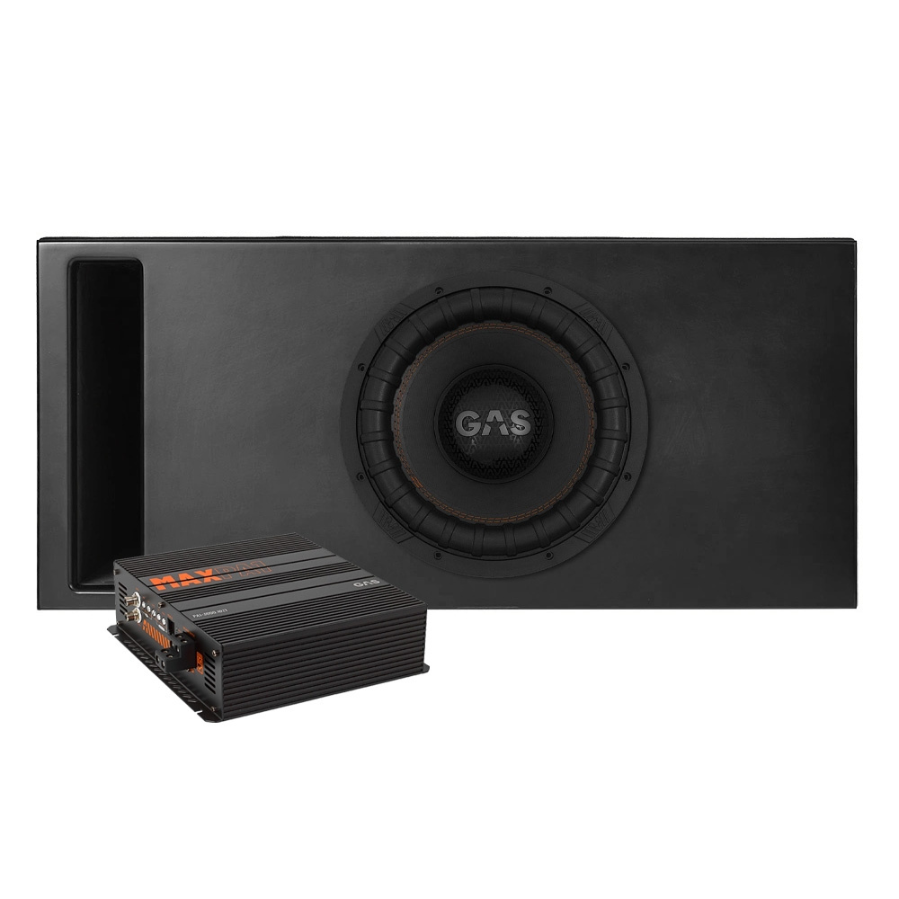 1x12 baspaket med GAS MAX S2-12D2 i Comp-låda och slutsteg