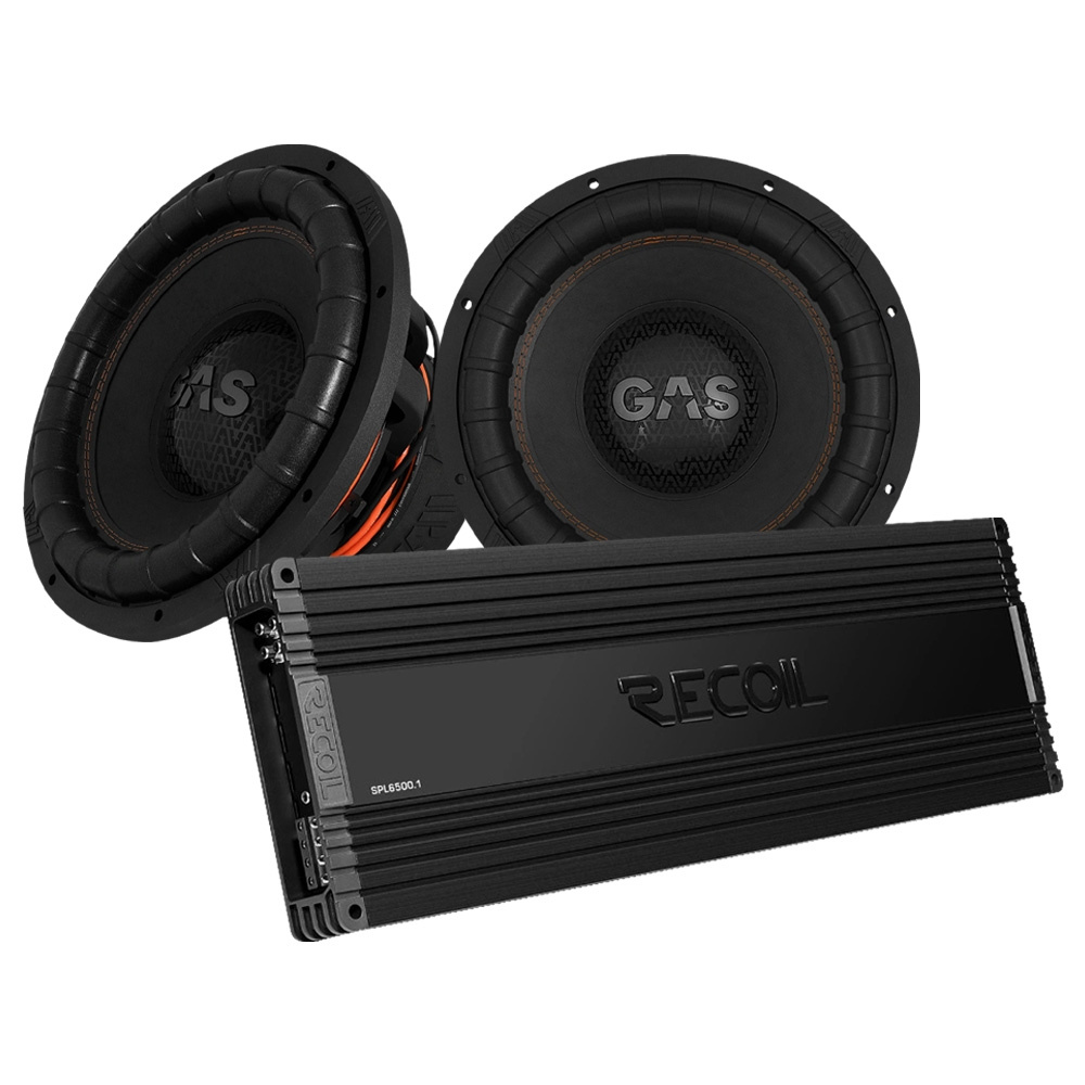 2-pack GAS MAX S2-15D1 med Recoil SPL6500.1, 2x15
