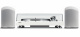 Yamaha MusicCast 20 & Vinyl 500 stereopaket, vitt Vitt stereopaket med skivspelare och två högtalare.