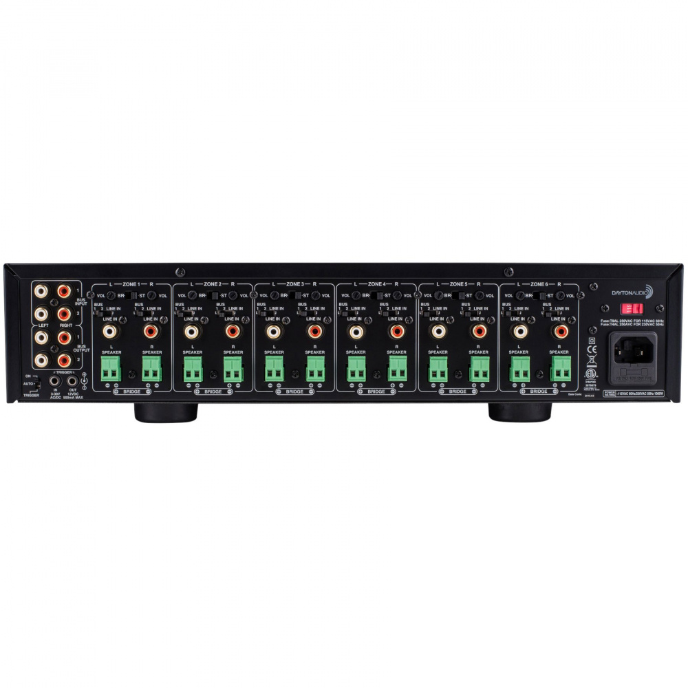 Dayton Audio MA1240 & 2 par ME825W inbyggnadshögtalare