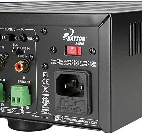 Dayton Audio MA1240 & 2 par ME825W inbyggnadshögtalare