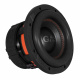 Modellanpassat baspaket till Tesla Model S Subwoofer för Tesla Model S, med svart och orange design.