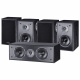 Magnat Monitor S i svart, kompakt 5.0 högtalarpaket Magnat Monitor S i svart, kompakt 5.0 högtalarpaket